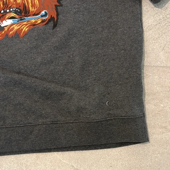 Coach Chewbacca Gray Graphic Sweater - Picture 4 of 8